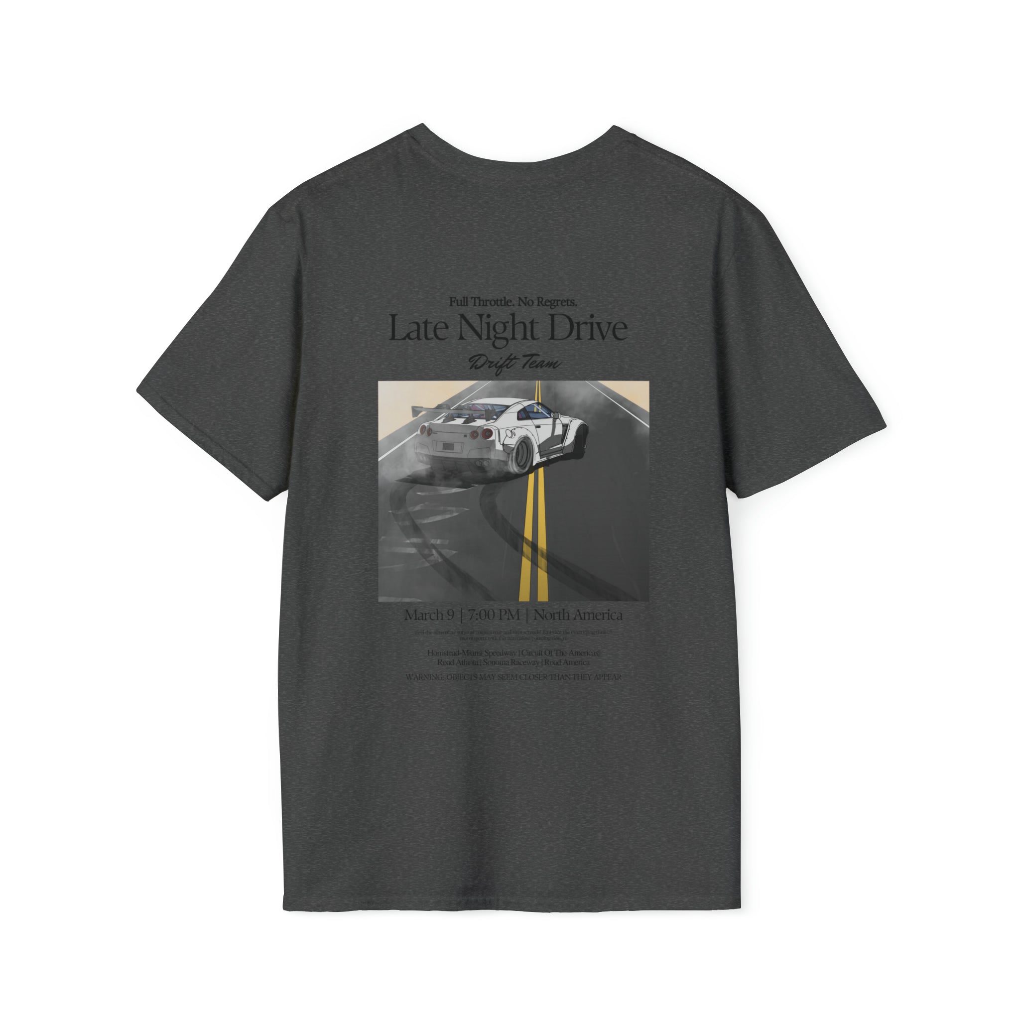 LATE NIGHT DRIVE DRIFTING TEE